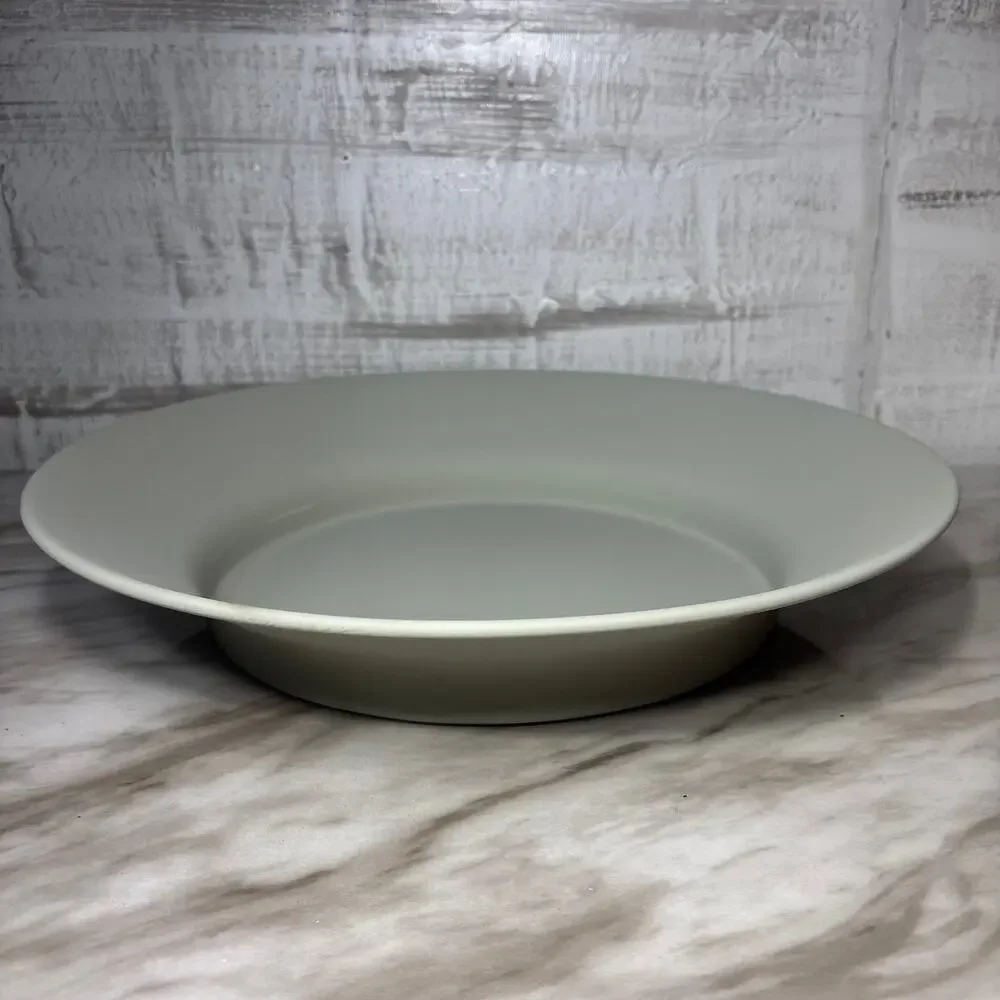 Light Gray Metal Decorative Bowl or Catchall Tray